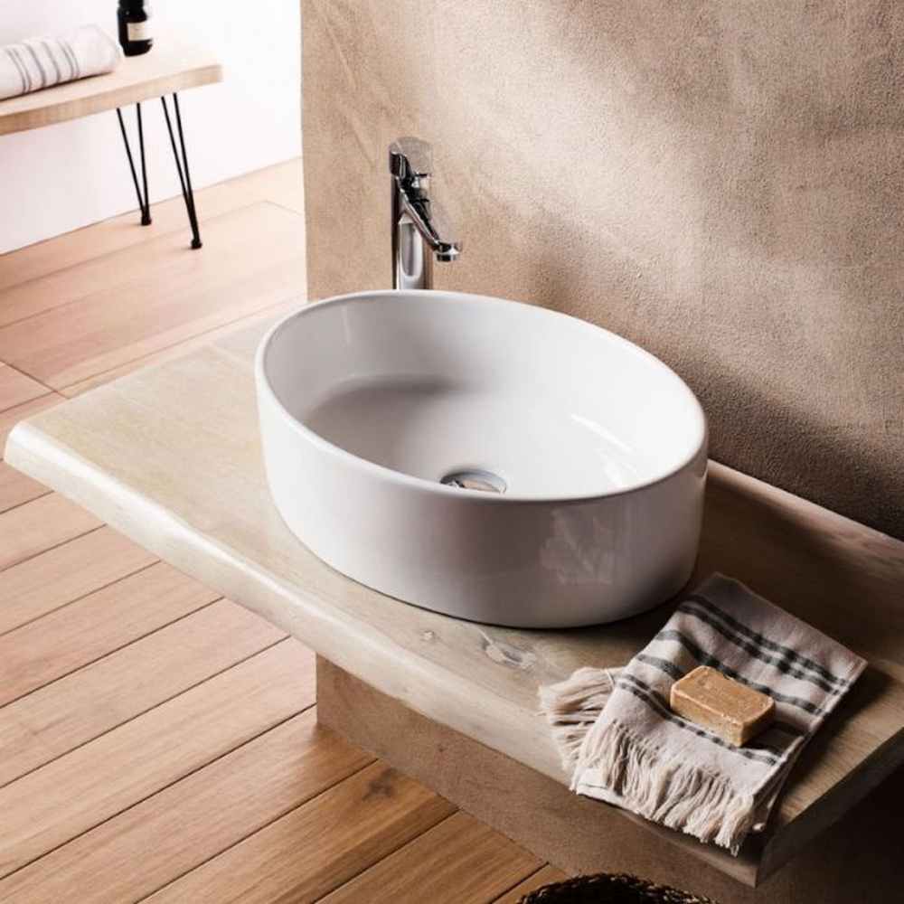 TEMA ΝΙΠΤΗΡΑΣ TEMPO 50 ΕΠΙΚΑΘΗΜΕΝΟΣ ΛΕΥΚΟΣ 50x36.5x14cm