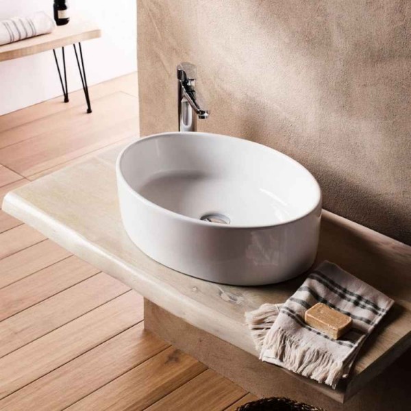 TEMA ΝΙΠΤΗΡΑΣ TEMPO 50 ΕΠΙΚΑΘΗΜΕΝΟΣ ΛΕΥΚΟΣ 50x36.5x14cm