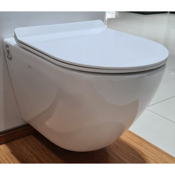 TEMA ΛΕΚΑΝΗ ΚΡΕΜΑΣΤΗ RIMLESS FIT & ΚΑΛΥΜΜΑ SLIM DUROPLAST SET