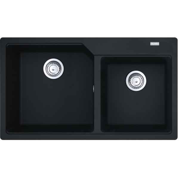 FRANKE ΝΕΡΟΧΥΤΗΣ ΓΡΑΝΙΤΗΣ URBAN UBG 620-86 860x500MM GSC MATTE BLACK ΣΕΤ