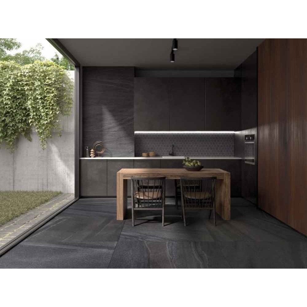 ΠΛΑΚΑΚΙ DOCKS BLACK R10 RECT 60X120