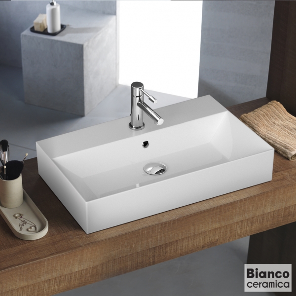 BIANCO CERAMICA ΝΙΠΤΗΡΑΣ TETRA Ν ΛΕΥΚΟΣ 70X42